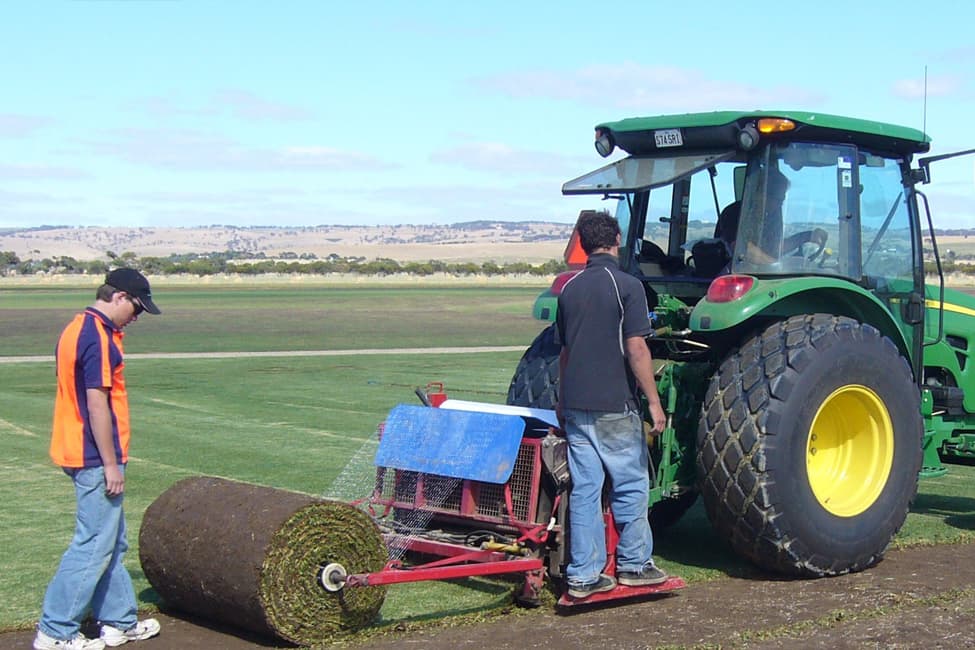 Brook Turf instant lawn farm